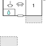 Prázdninový dům 1 Bedroom Front In Malinska